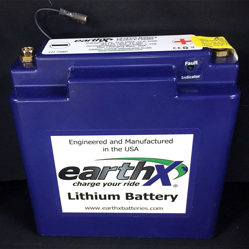 Battery - lightweight Lithium EarthX